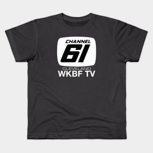 Channel 61 WKBF Cleveland Retro TV Kids T-Shirt